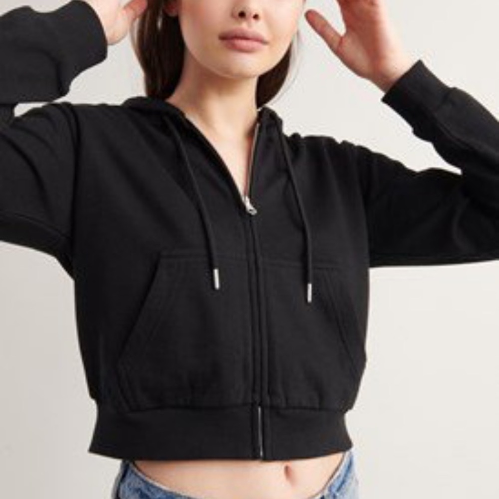 Grey zip up
